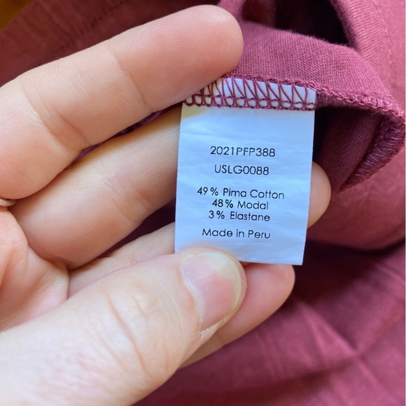 Universal Standard  Pink Straight Leg Lounge Pants Pull On Pant - Picture 8 of 12